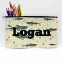 Sharks Personalized Pencil Bags