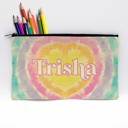 Tye Dye Personalized Pencil Bags