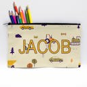 Construction Personalized Pencil Bags