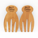 Alex & Lindsay Personalized Bamboo Salad Hands