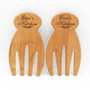 Eva's Kitchen Personalized Bamboo Salad Hands