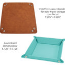  Personalized Leather Tray for Dad
