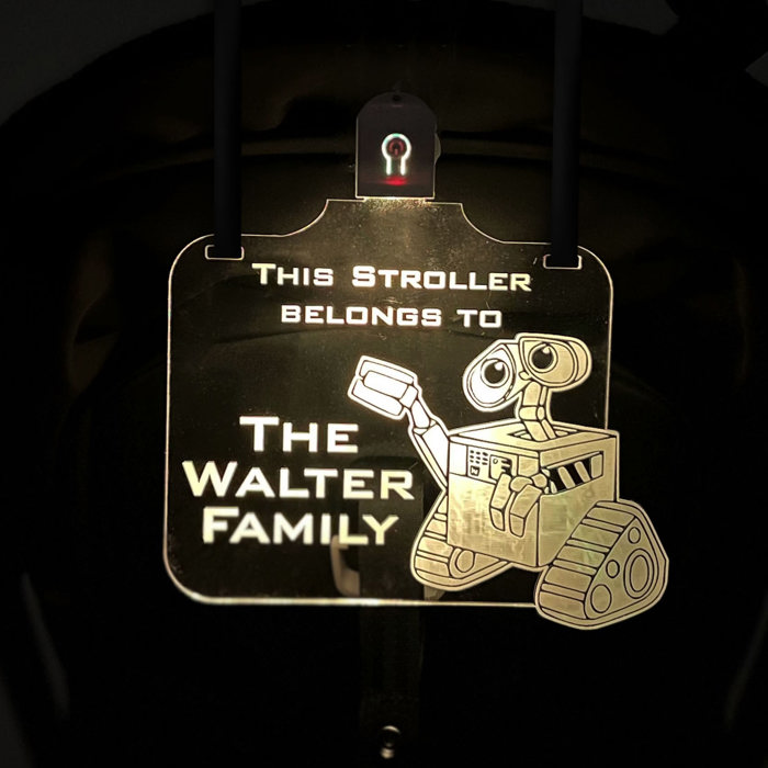 Personalized Stroller Light Up Sign