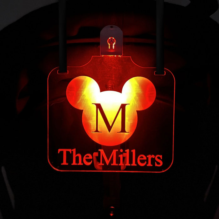 Personalized Stroller Light Up Sign