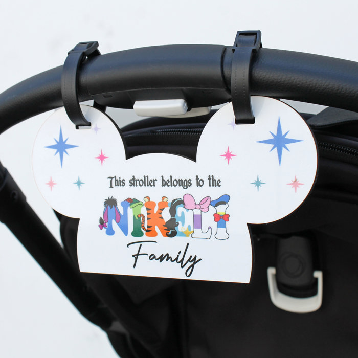 Personalization Stroller Name Sign