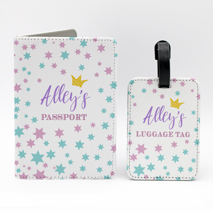 Personalized Passport & Luggage Tag Set