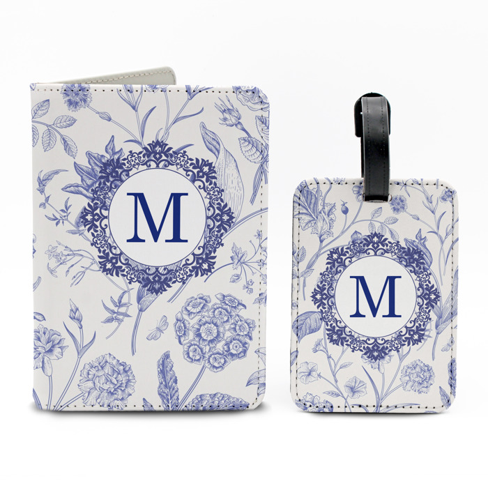 Personalized Passport & Luggage Tag Set