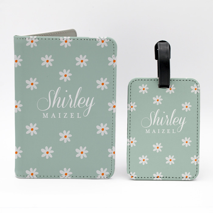 Personalized Passport & Luggage Tag Set
