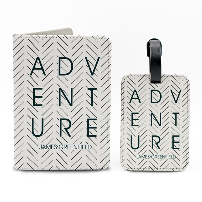 Personalized Passport & Luggage Tag Set
