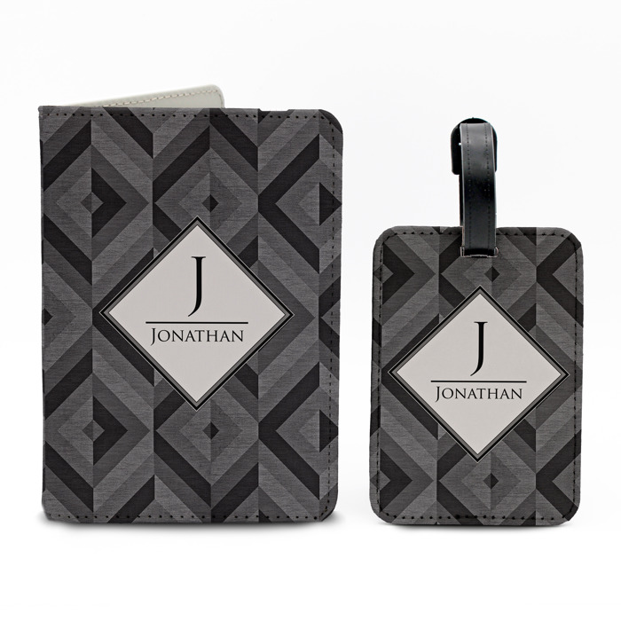Personalized Passport & Luggage Tag Set