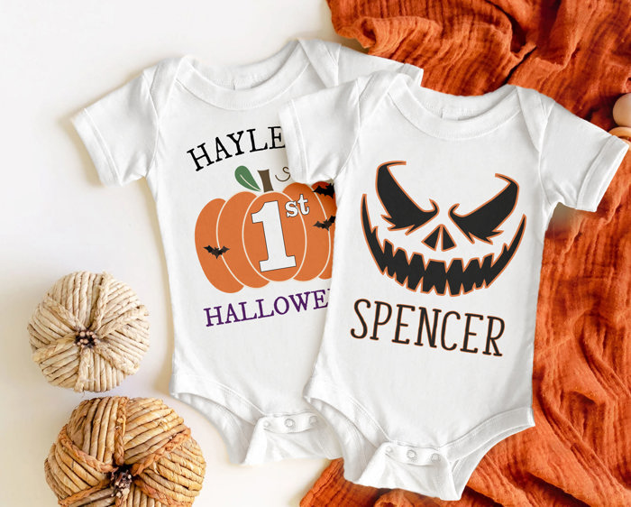 Personalized Halloween Onesies