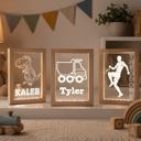  Kids Personalized Acrylic Night Light Frame