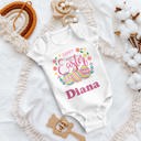 Happy Easter- Diana White Personalized Easter Onesie