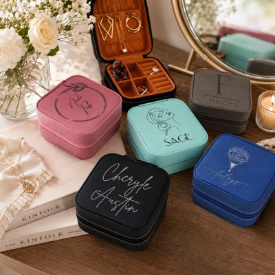Personalized Travel Jewelry Box