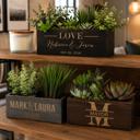  Personalized Wood Planter Box