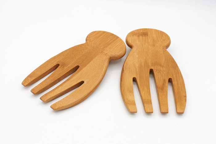 Personalized Bamboo Salad Hands