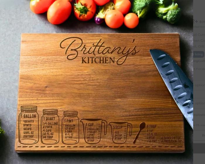 Cooking Measurement Cutting Board