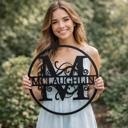  Metal Monogram Sign