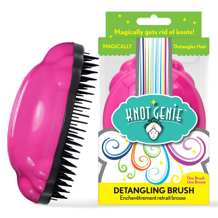 Knot Genie Detangling Brush Original Size