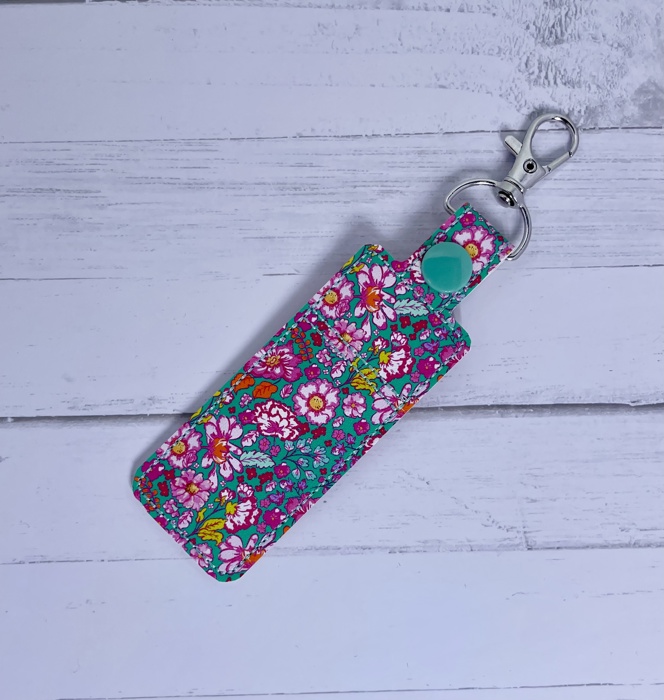 Green Floral Lip Balm Holder