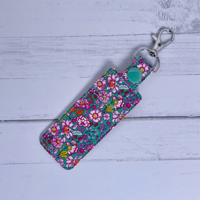 Green Floral Lip Balm Holder