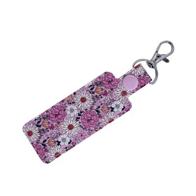 Pink Boho Floral Lip Balm Holder