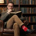  Hell is Other People Socks Men's Dress Socks in Black and Red | Funny Gift for Men | Jean-Paul Sartre Quote