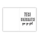 You Go Girl Girl to Girl Keychains on Gift Cards | Best Babes, Good Vibes, Soul Sisters, You are My Fave, You Go Girl, You Got This