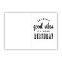 Good Vibes Girl to Girl Keychains on Gift Cards | Best Babes, Good Vibes, Soul Sisters, You are My Fave, You Go Girl, You Got This