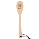 Peace. Love. Bake. Giftable Wooden Spoons with Cute Sayings in Gift Bags | Kitchen Gift Stocking Stuffer 