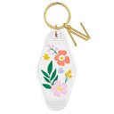 Floral Motel Key Tag Feminine Stocking Stuffer Keychains - Out of Office, Beach Please, Weekend Vibes, Keys to the Dream House