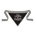 I Still Live With My Parents Black Pet Bandana Cute Dog Pet Bandanas with Funny Sayings - Dog Lover Cat Lover Cute Stocking Stuffer Gift
