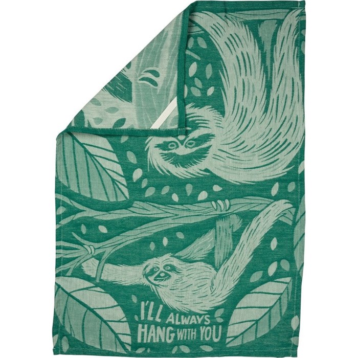 I'll Always Hang With You Cute Sloth and More Jacquard Gift Kitchen Towels