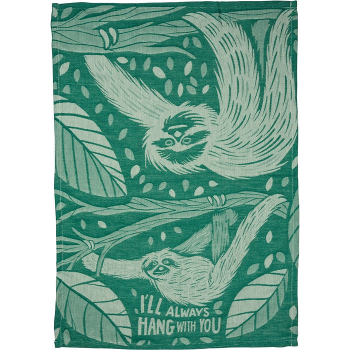 I'll Always Hang With You Cute Sloth and More Jacquard Gift Kitchen Towels