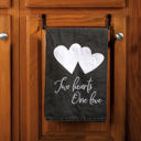 Two Hearts One Love You & I Are More Than Friends, We're Like a Really Small Gang Towel and Other Funny Cute Gift Dish Tea Towels