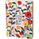 Listen To Your Inside Voice  Double-Sided Journal | 160 Lined Pages Motivational Quotes Notebook Pretty Bound Journals - Giftable Notebooks in 12+ Styles | Double-Sided Journal