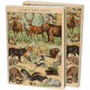 Vintage Zoologica Double-Sided Journal | " Another Day Another Adventure" Wild Animals Notebook Pretty Bound Journals - Giftable Notebooks in 12+ Styles | Double-Sided Journal