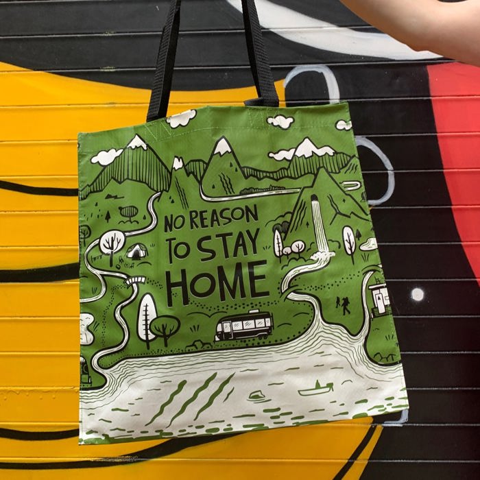 Large Market Shopper Totes with Cute Designs and Sayings | Daily Shopping Storage Bag
