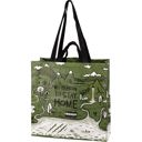 No Reason To Stay Home Market Tote Bag | Daily Shopping Storage Bag | 15.50" x 15.25" x 6" Large Market Shopper Totes with Cute Designs and Sayings | Daily Shopping Storage Bag