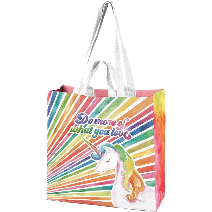 Large Market Shopper Totes with Cute Designs and Sayings | Daily Shopping Storage Bag