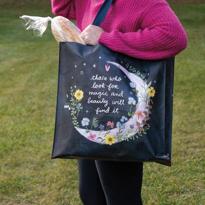 Large Market Shopper Totes with Cute Designs and Sayings | Daily Shopping Storage Bag