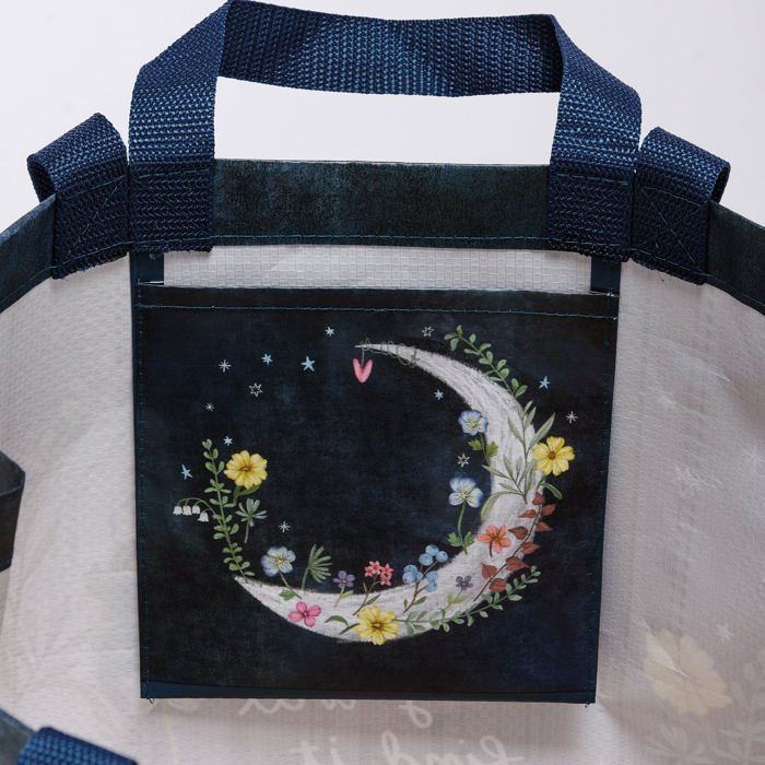 Large Market Shopper Totes with Cute Designs and Sayings | Daily Shopping Storage Bag