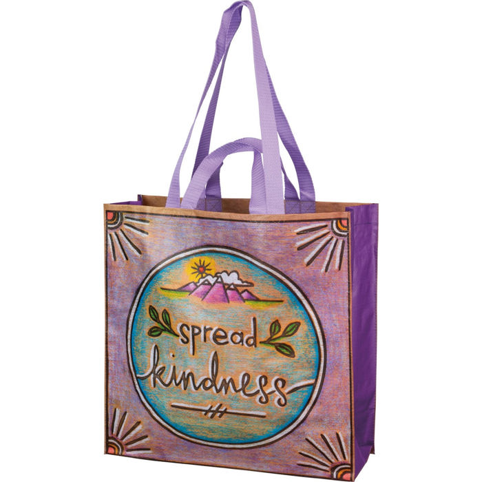 Large Market Shopper Totes with Cute Designs and Sayings | Daily Shopping Storage Bag