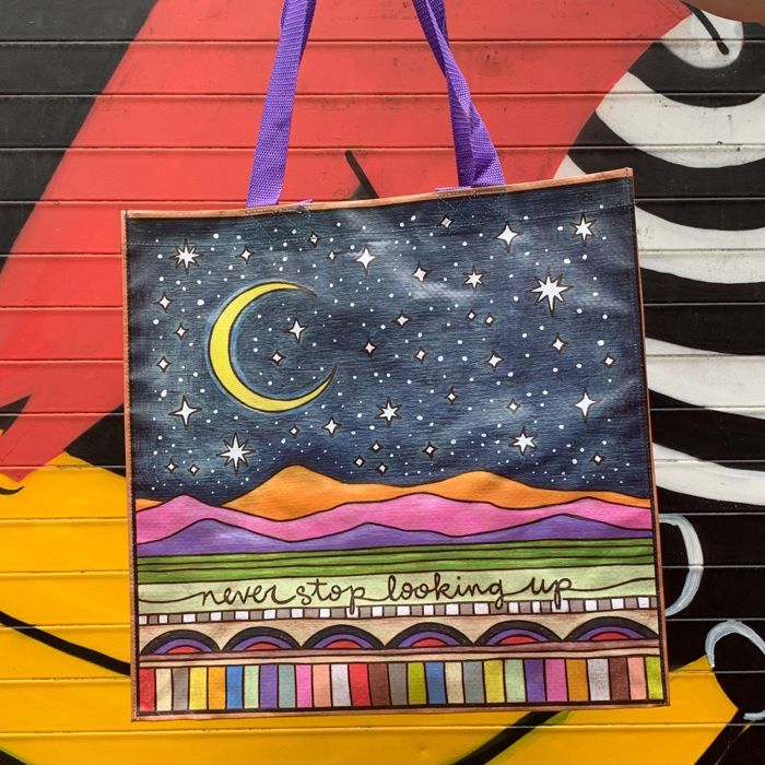 Large Market Shopper Totes with Cute Designs and Sayings | Daily Shopping Storage Bag