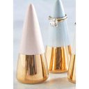 Ring Cone Holder in Blush Pink with Gold Metallic | Gift for Her Jewelry Organizer Ring Cone Holder  | Jewelry Organizer  |  Gift for Her 
