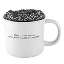 Chaos is the Canvas Mug & Sock Gift Set in Black and White | Coffee Lovers Gift Giftable Mug and Cozy Sock Set  | Gift Coffee Lovers - 3 Styles Available 