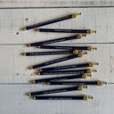 Moments of Genius Navy Blue Crown Pen Set of 12 | Giftable Quote Pens | Novelty Office Desk Supplies Crown Pens Set of 12 | Giftable Pens | Novelty Office Desk Supplies