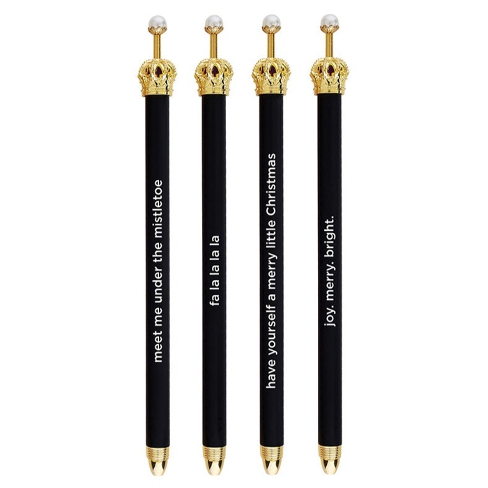 Crown Pens Set of 12 | Giftable Pens | Novelty Office Desk Supplies