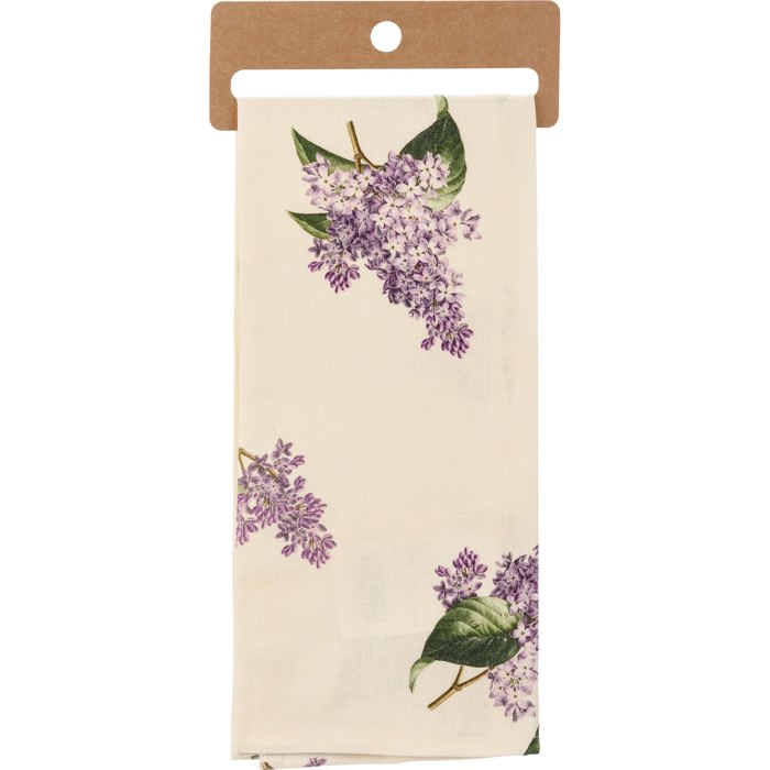 Mothers Day Flower Pun Embroidered Tea and Dish Towels | Novelty Kitchen Hand Towels