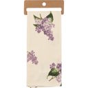 I Lilac You A Lot Mothers Day Flower Pun Embroidered Tea and Dish Towels | Novelty Kitchen Hand Towels